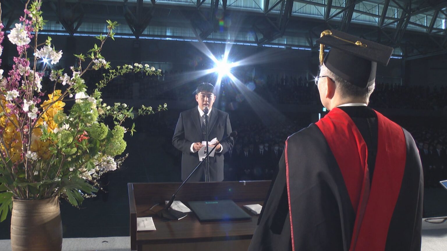 岡山理科大学の入学式　サッカー日本代表の元監督・岡田武史さんらがメッセージ | KSBニュース | KSB瀬戸内海放送