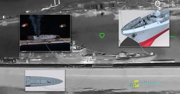 ノヴォロシースクのフリゲート艦「アドミラル・マカロフ」が2度衝突、衛星写真が公開