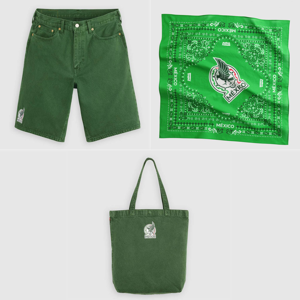 画像: Levi’s Mexico Football Baggy Shorts, Bandana, Tote Bag