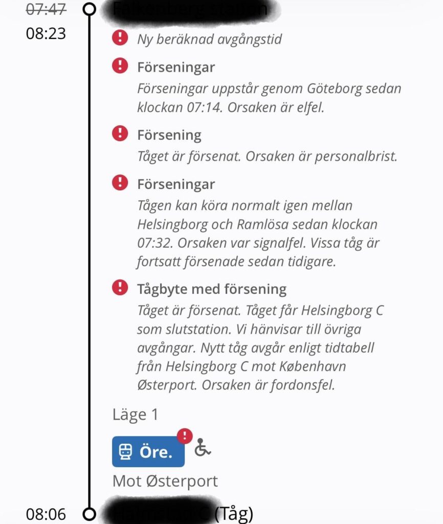 鉄道ビンゴ。電気の故障、人員不足、信号の故障、車両の故障。トラック上に許可されていない人だけが必要です。私が勝つと思いますか？