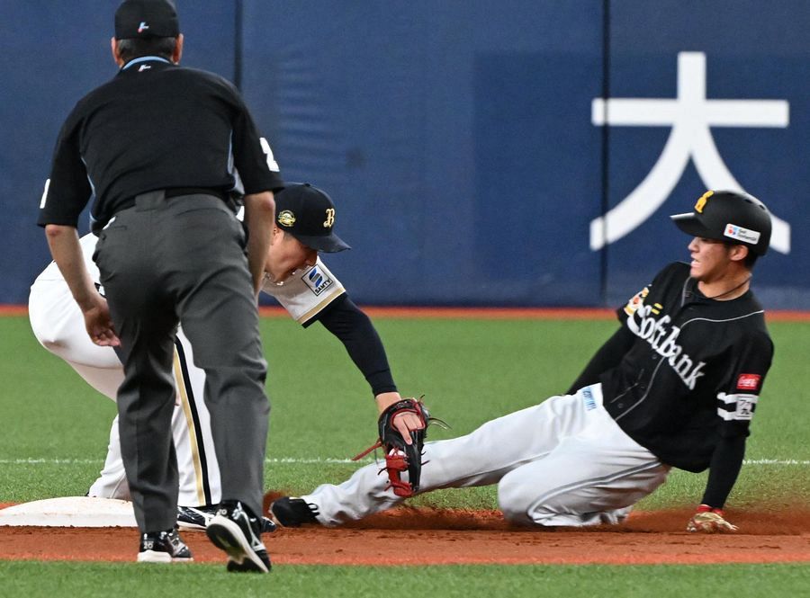 「だから思い切って勝負をかけられた」 同点打演出したソフトバンク庄子雄大の二盗 スタートの裏にあった勝算とは - 西スポWEB OTTO!