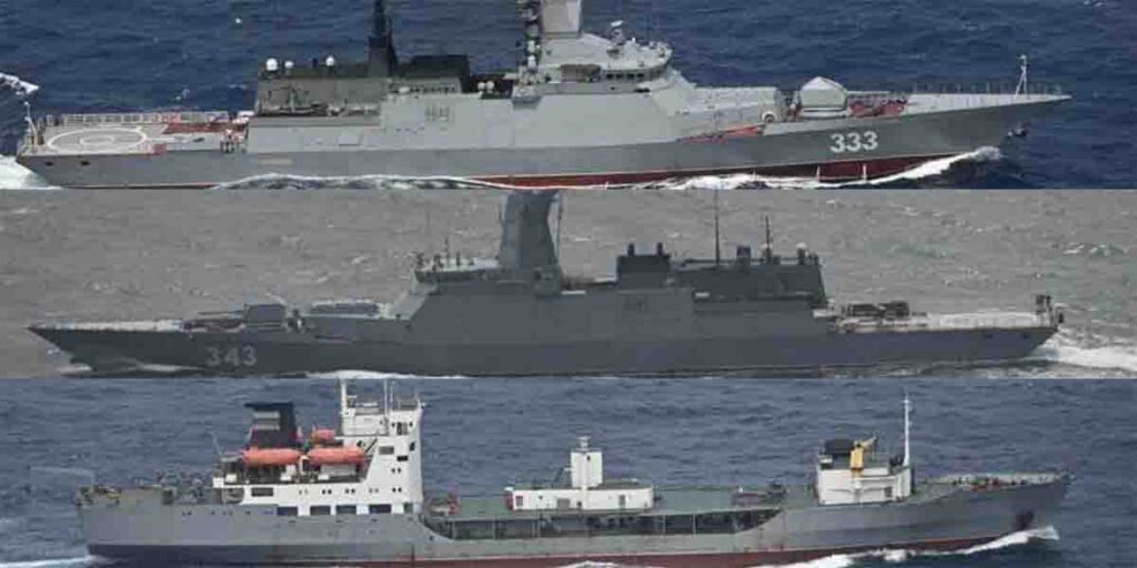 ロシア海軍ステレグシチー級フリゲート「ソヴエルシェンヌイ」など3艦、与那国島と西表島の間の海域を通過後、対馬海峡を通航し日本海へ　海自が警戒監視 | フネコ - Funeco