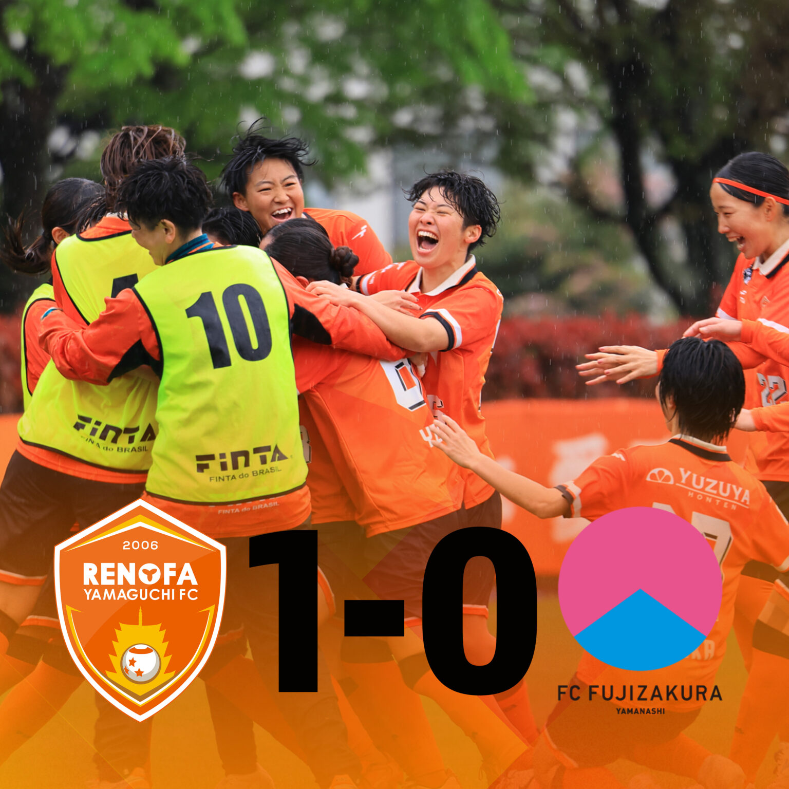 【レディース】4/26(日)vs FCふじざくら山梨 試合結果のお知らせ | レノファ山口FC