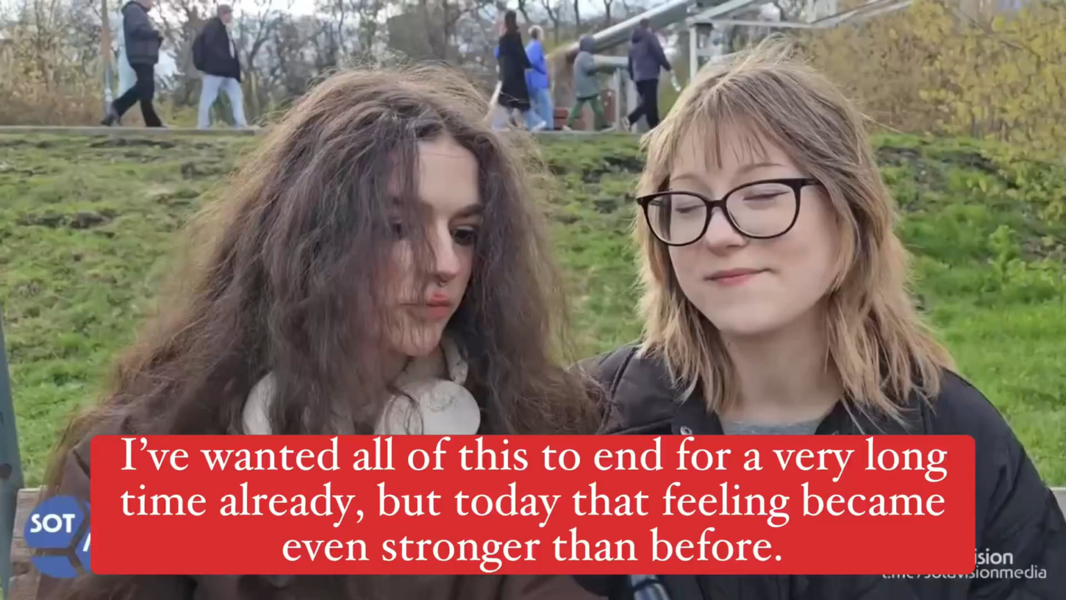 エカテリンブルクの住民らは、ウクライナの無人機１機が市内の建物に衝突したことを受け、戦争の終結を望むと表明した。