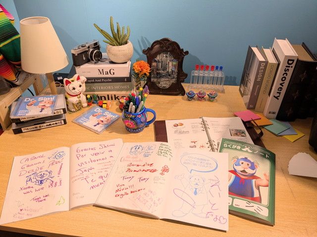 Dr. Simi TOKYO 1F 来場者メッセージノート