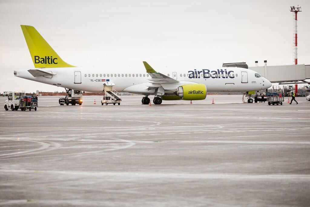 エアバルティック、カウナス～リガ線の運航を停止