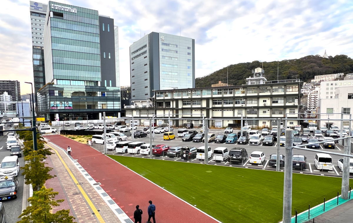 広島エキキタ、新アリーナ候補地として期待されるパーク跡地のいま