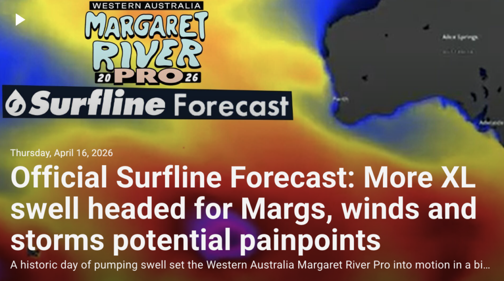 今後2日間も強いオンショアのため、CT第2戦マーガレット・リバー・プロはオフを継続。ネクストコールは日本時間4月24日（金） | SURFMEDIA