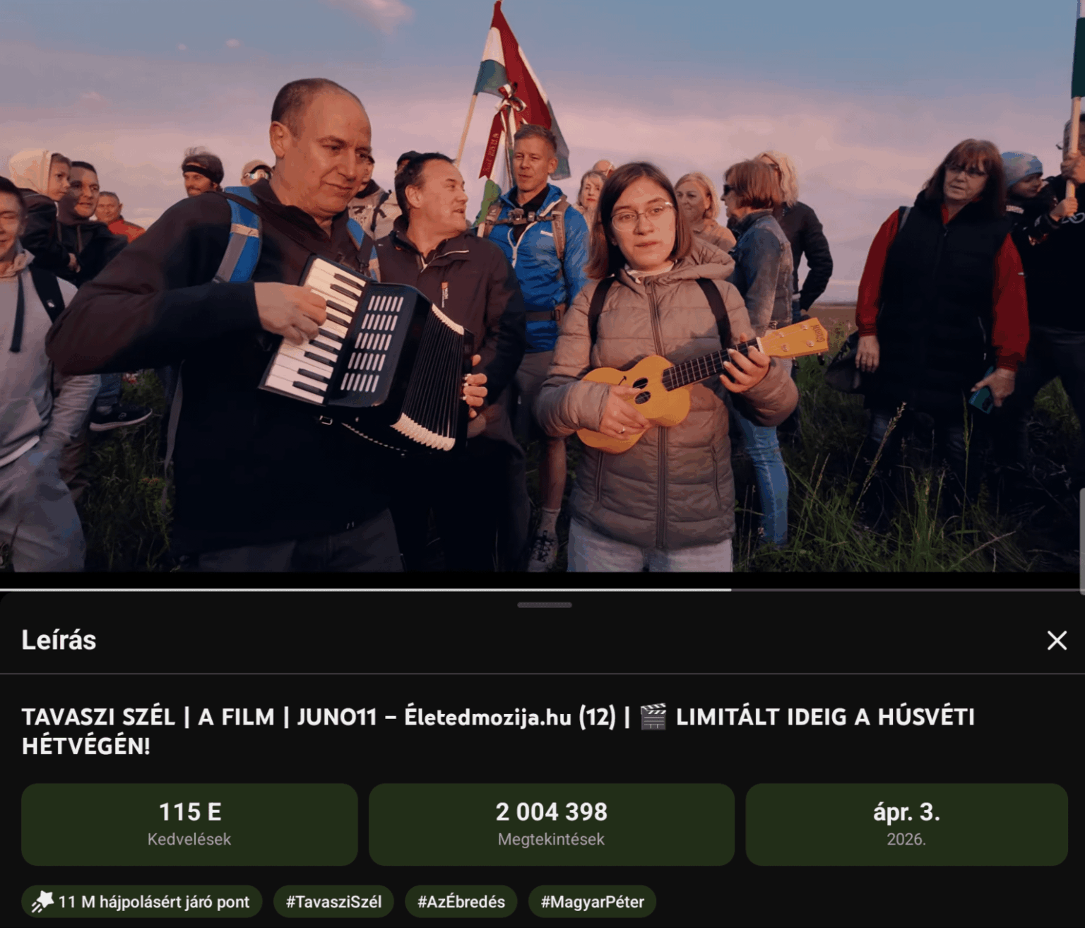 再生回数が 200 万回に達するまでに 29 時間かかりました