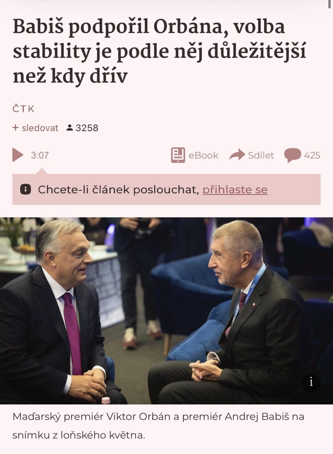 「バビシュはフィコのようにはならない」チェコ人が選んだのは自殺だ