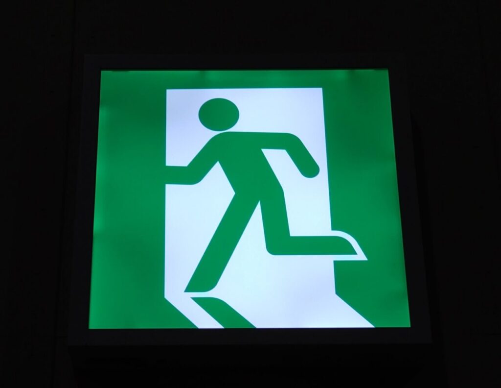 「非常口」イメージ