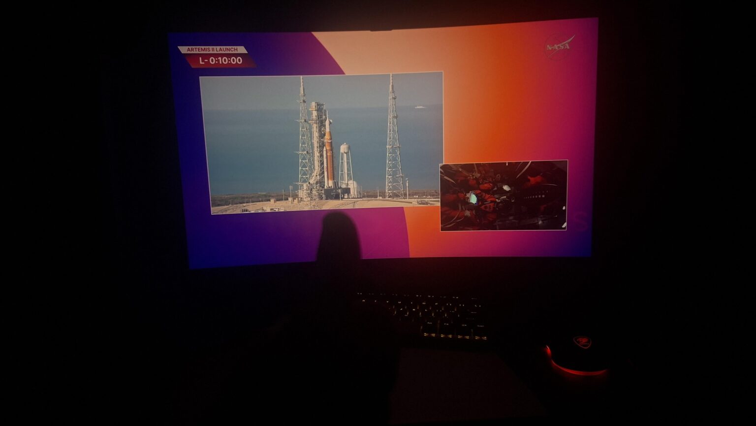 離陸まであと10分