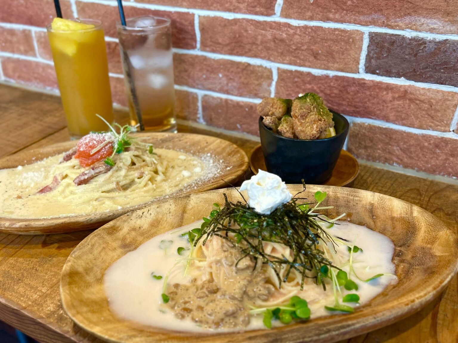 【宮崎グルメ】もちもち生麺！宮崎駅そばの和風パスタ屋さん「わふうぱすた ガマの森」