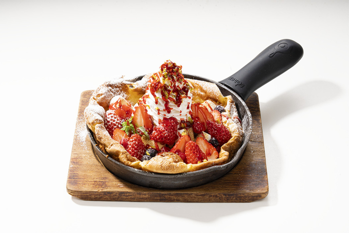 「信州いちごとミルクのメルティ・パンケーキ」2,200円（税込）