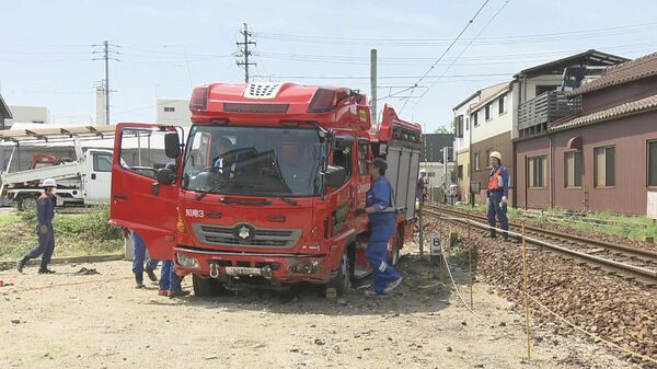 「消防車を盗んで木更津に帰ろうと…」愛知県内の駅で出動中の消防車を盗んだ疑い 千葉県に住む57歳男を逮捕 - FNNプライムオンライン
