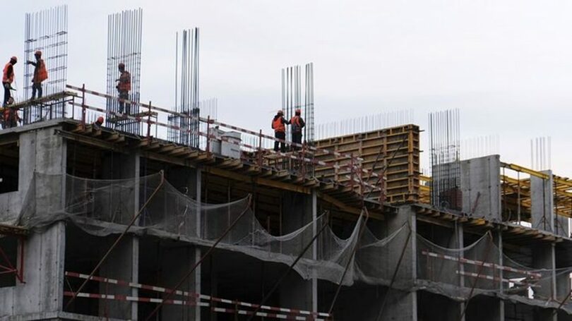 ロシアのマンション建設現場＝Global Construction Review(c)NEWSIS