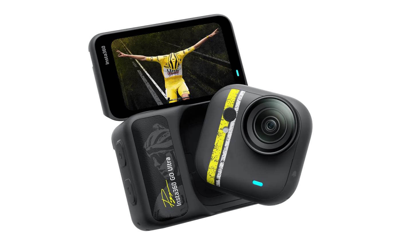 ｢Insta360 GO Ultra｣にツール・ド・フランス4回優勝のタデイ・ポガチャルとのコラボモデルが登場