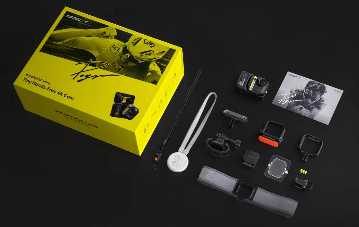 ｢Insta360 GO Ultra｣にツール・ド・フランス4回優勝のタデイ・ポガチャルとのコラボモデルが登場