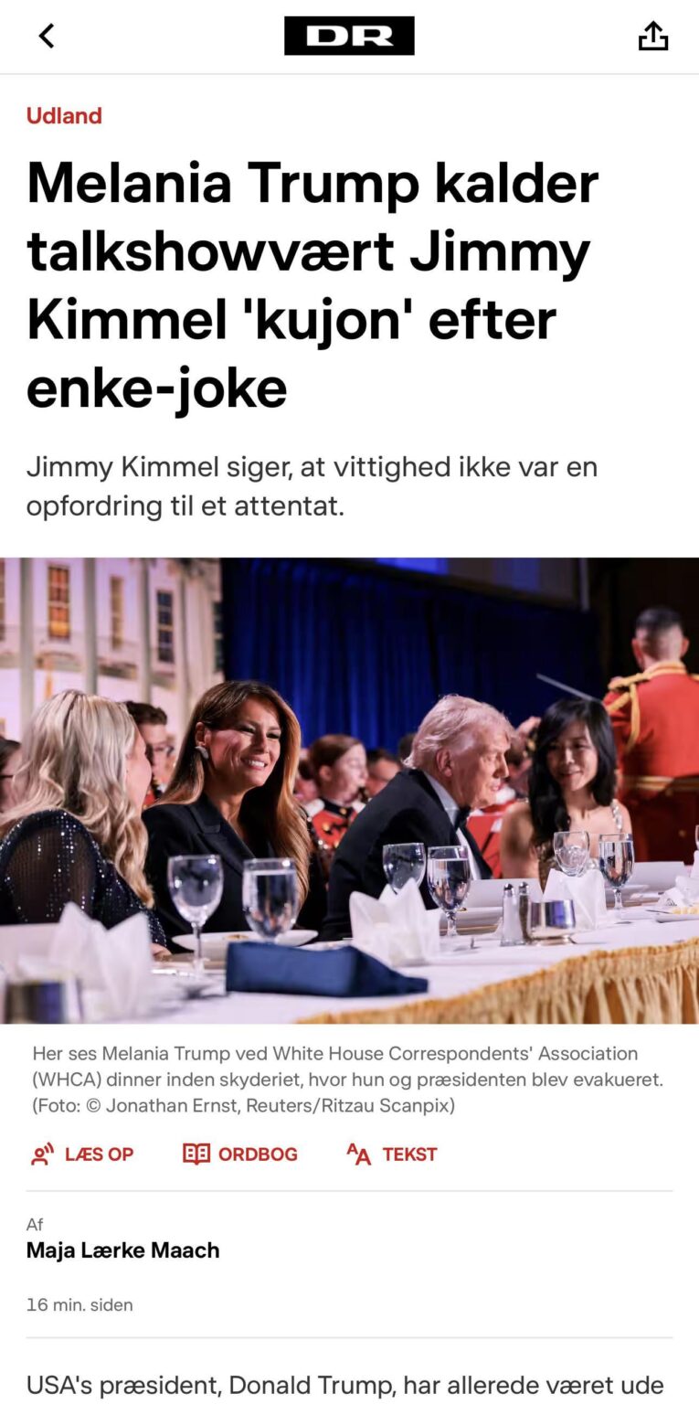 なぜデンマークのメディアはアメリカの政治と文化戦争をこれほど詳細に報道しなければならないのでしょうか?アメリカの植民地のように振る舞うのはやめるべきだと思いましたか？