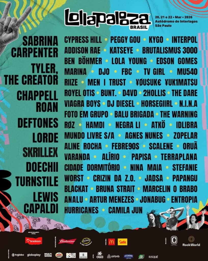 【Lollapalooza 2026】南米ロラパルーザのヘッドライナー発表でサブリナ・カーペンター、チャペル・ローン、タイラー・ザ・クリエイターら決定 | Festival Life