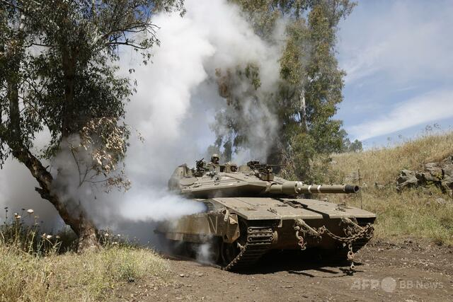イスラエル軍が民間車両を戦車で砲撃、男性1人死亡 シリア南部