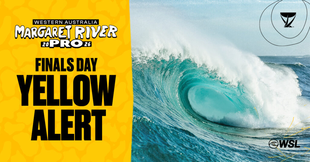 ファイナルデーイエローアラート：ウエスタン・オーストラリア・マーガレット・リバー・プロ、本日の競技はオフ。明日再開の見込 | SURFMEDIA