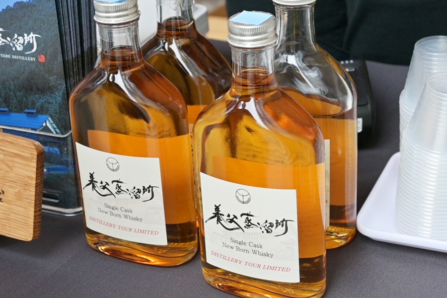 「養父蒸留所」では新作ジャパニーズウイスキーの試飲も（Lmaga.jp撮影）