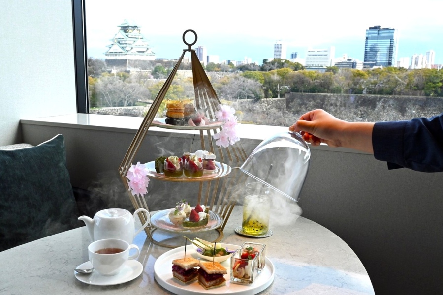 「ダブルツリーbyヒルトン大阪城」で「いちごと日本茶のアフタヌーンティー」を満喫