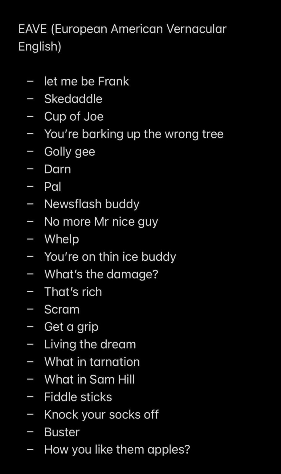 そのようなフレーズはありますか？