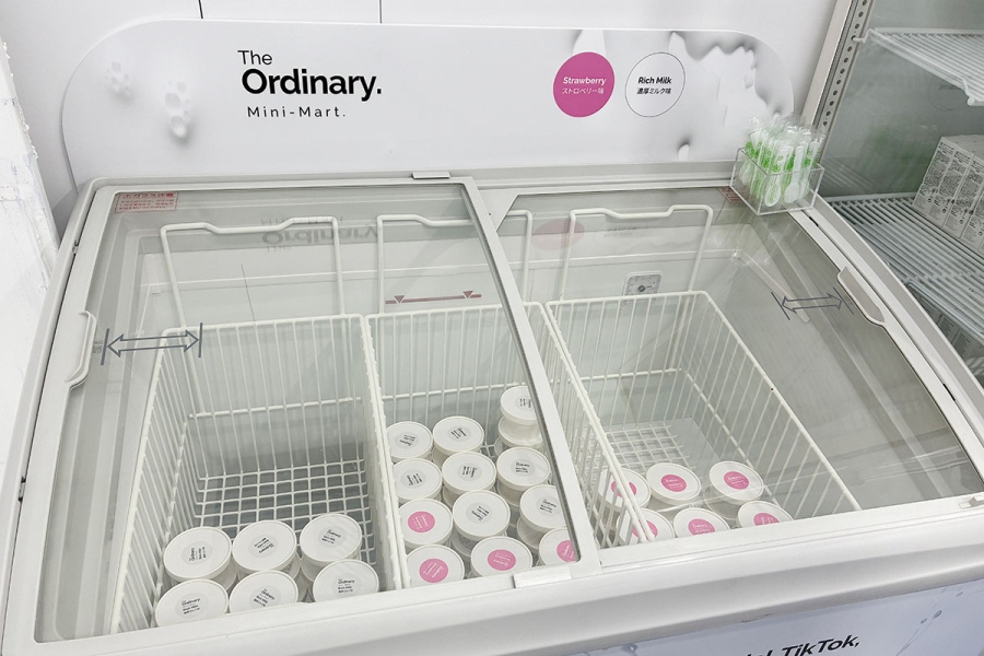 購入者特典として用意されているアイス