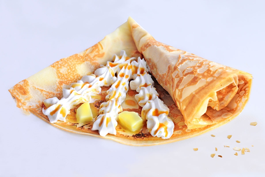 ジラフクレープ「噂の塩キャラメルバタークリーム」（650円）