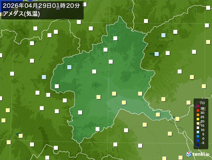 群馬県の今日のアメダスの記録(04月29日) - 日本気象協会 tenki.jp