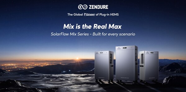 Zendure Debuts SolarFlow Mix Series Across Europe -- Three Home Storage Systems, One Platform, Up to 91% Off the Bill | Zendureのプレスリリース