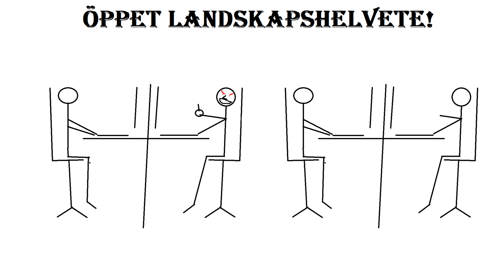オフィスでこのように、できれば同じ列に 3 ～ 4 人が座るべきだというアイデアを一体誰が思いついたのでしょうか。もっと悪いことはありますか？いつも肩越しに誰かに見つめられているような気がする