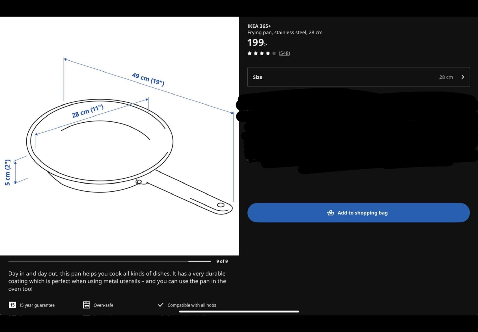 フライパンの接触面の直径ではなく、最も広い部分の直径を規格化したマペットは誰だ！