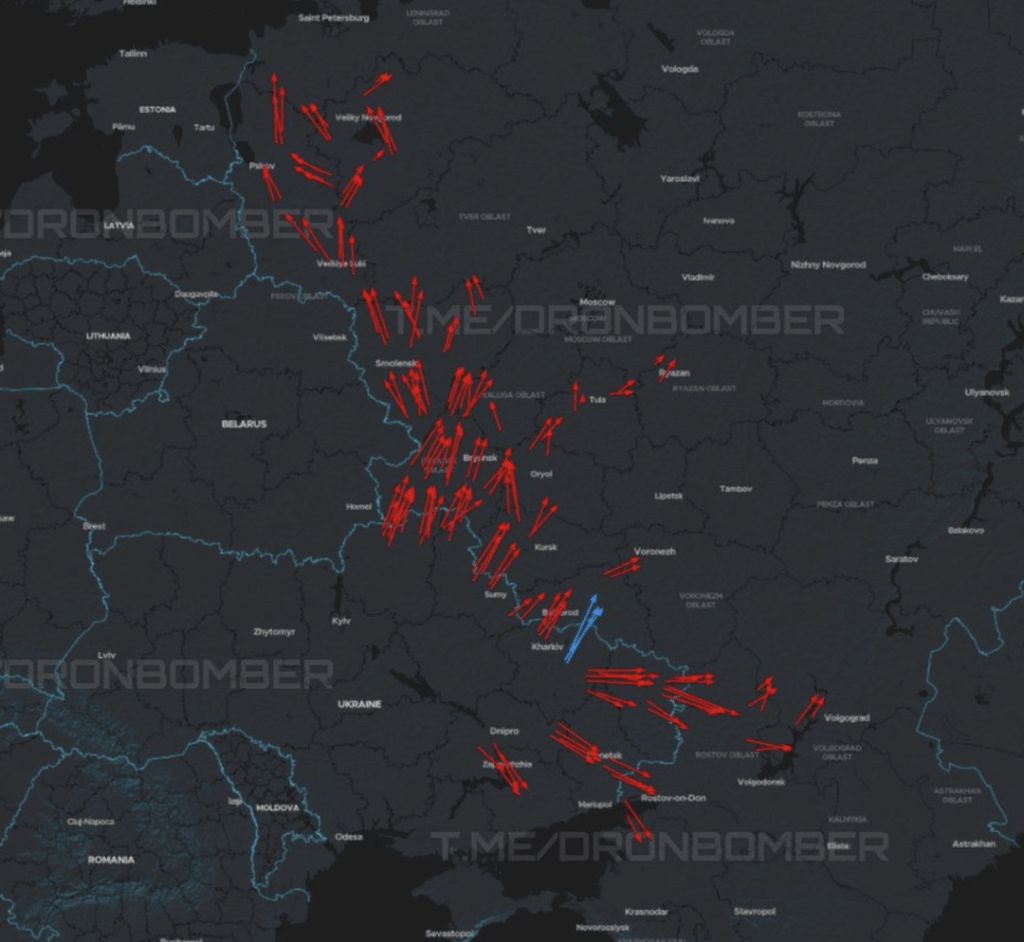 何かが再びウクライナからレニングラード州へ向かっている。