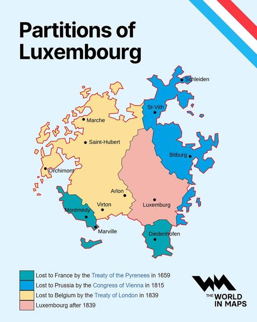 取り戻しましょう: ルクセンブルクの分割