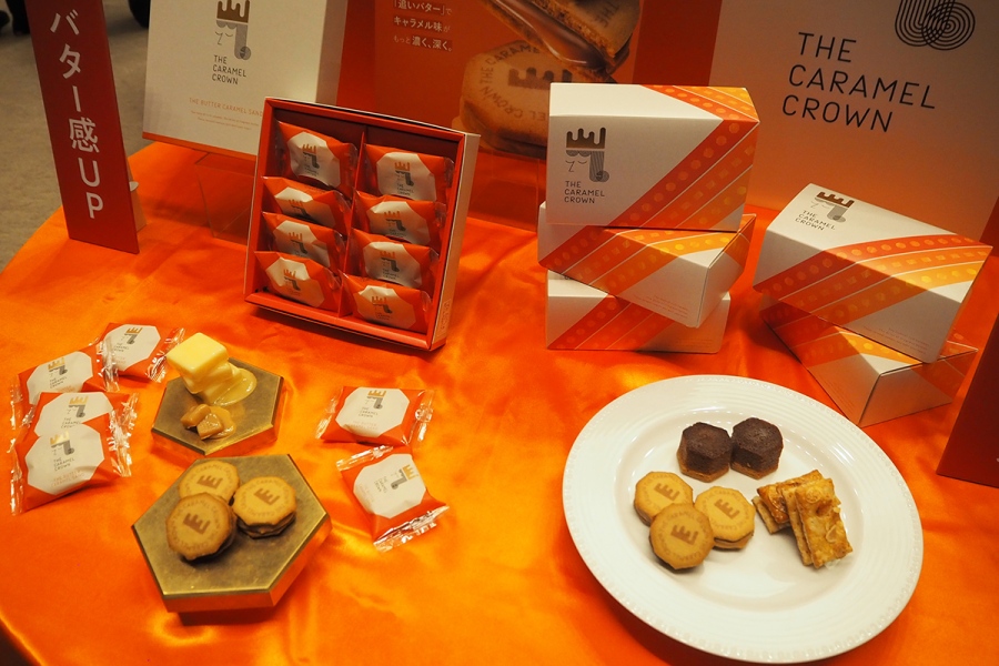「ザ・キャラメルクラウン」の「THEバターキャラメルサンド」（5個・1188円～）