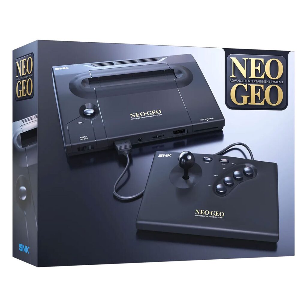 “NEOGEO AES+”（11月12日発売）が突然発表。『メタルスラッグ』『ティンクルスタースプライツ』『餓狼 MotW』『KOF2002』などのカートリッジ10本も同時展開