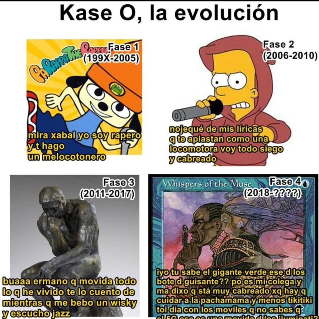 Kase-O、進化 (derribosydeconstrucciones ミーム)