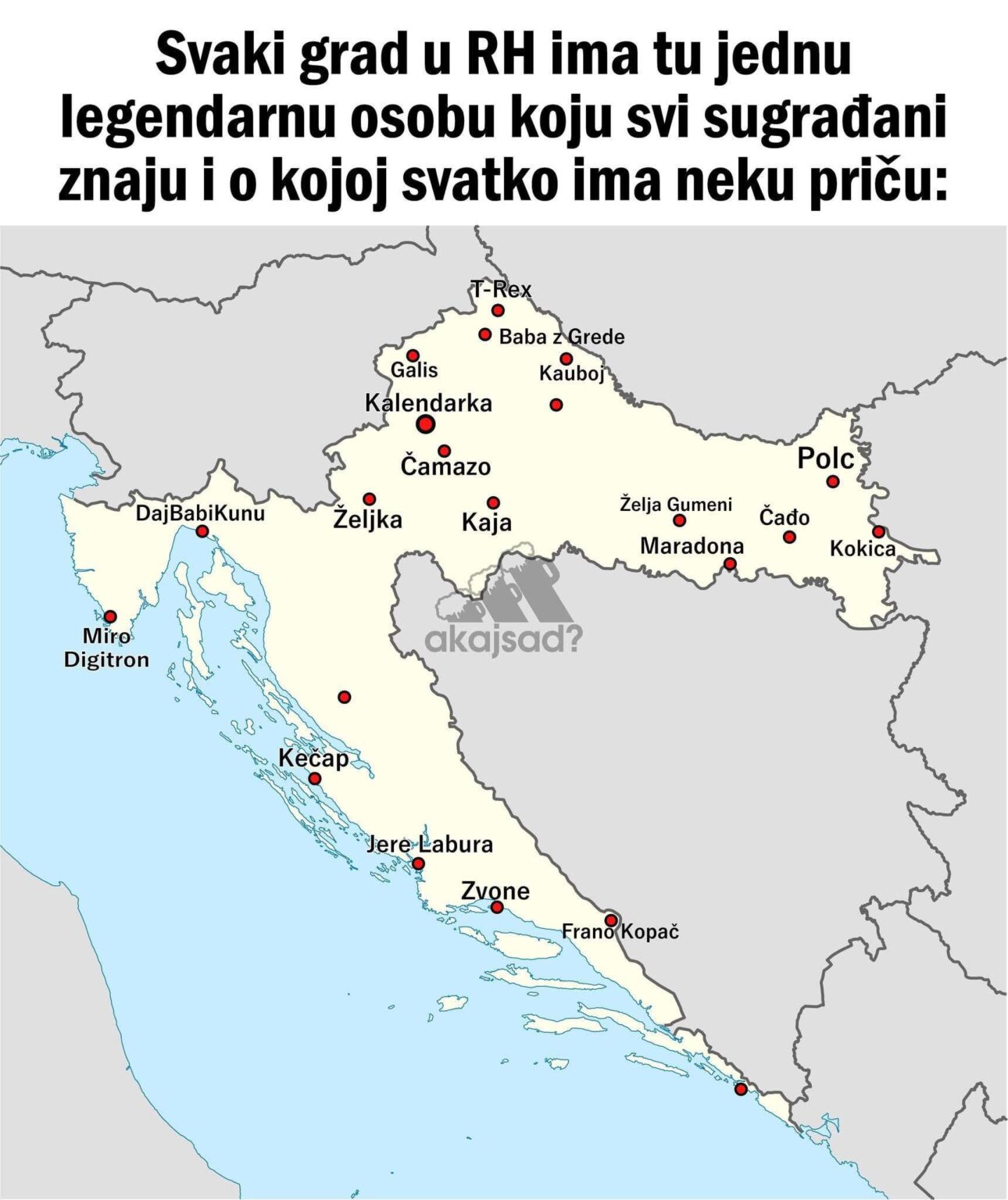 どの都市がスキップされ、どの伝説的な人物がそれらを代表していますか?