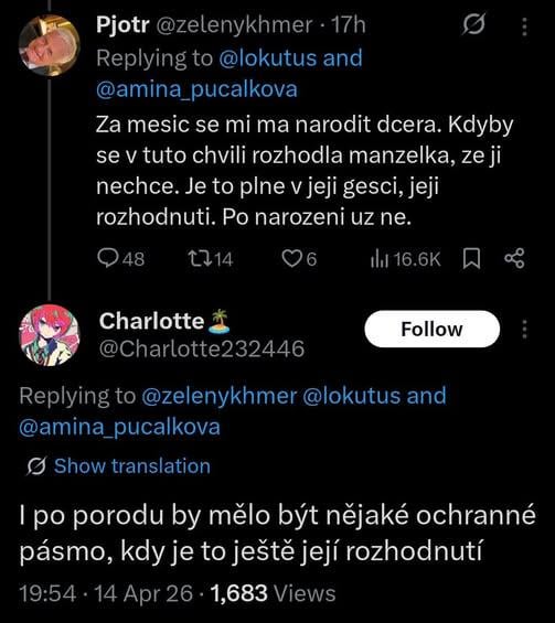 チェコのレディット：「中絶は出産までであるべきだ」一方、チェコのTwitter/Xは次のように述べています。