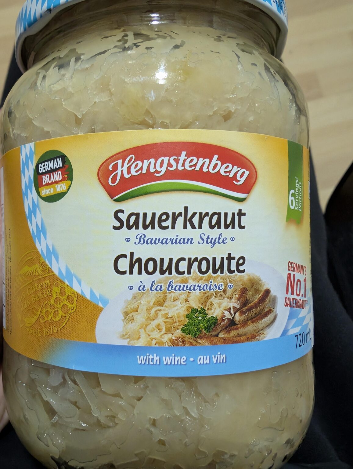 この「ヘンステンベルク」ザワークラウトは高品質のザワークラウトですか?