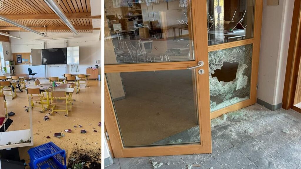 ルクセンブルクの学校で破壊者が10万ユーロの損害を与え、ティーンエイジャー3人を逮捕