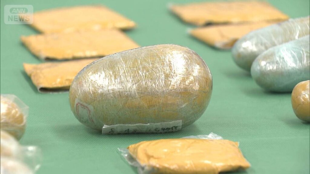 金を粉状にして体内に隠して密輸 1人で最大2.7キロも