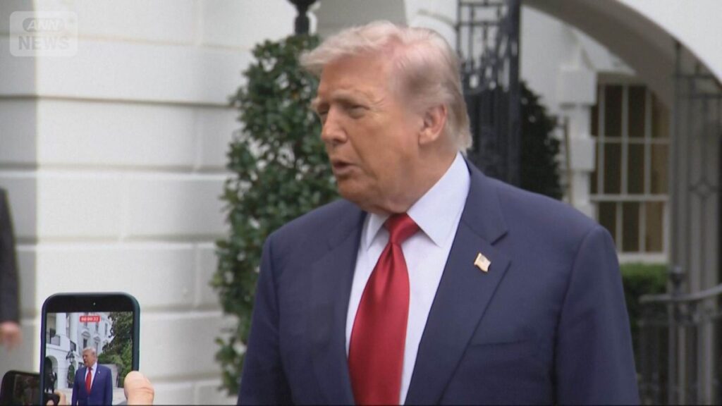 戦闘終結に向けたイランの回答「8日夜に来るはず」 トランプ大統領
