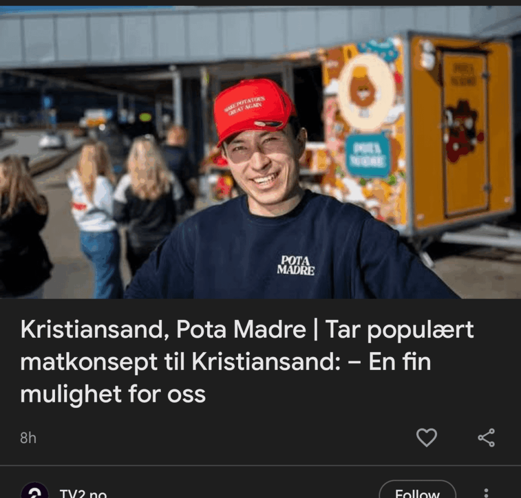 ノルウェーのベイクドポテトトラックの名前