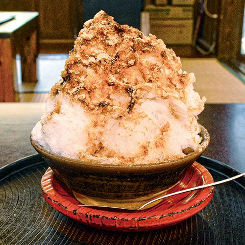 黒蜜きな粉黒糖ぜんざい（530円）