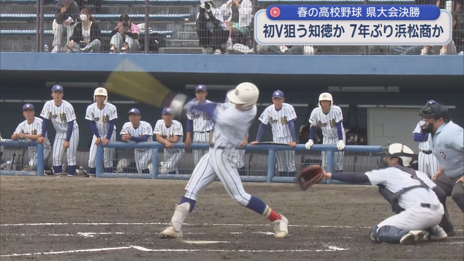 春の高校野球静岡県大会決勝　初優勝を目指す知徳と7年ぶりの優勝を狙う浜松商業が対戦 - LOOK 静岡朝日テレビ