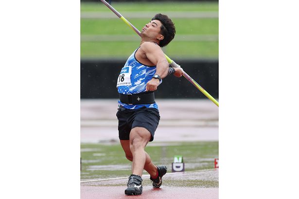 南、課題と収穫のやりV　沖縄陸上競技選手権